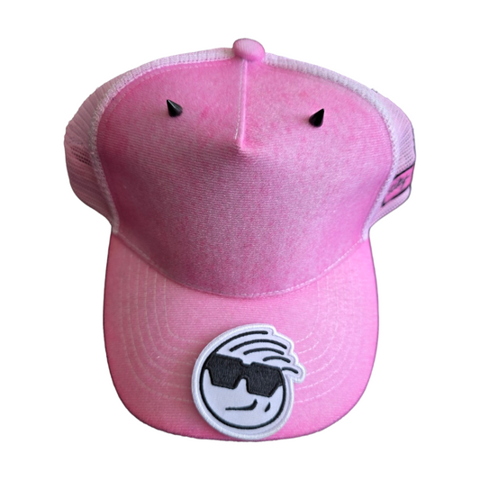 Blank Canvas Stiky Trucker Hat - "Pinky Limited Edition"
