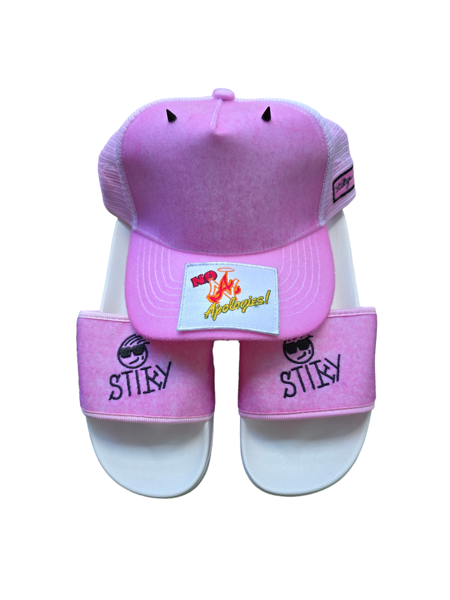 Blank Canvas Stiky Trucker Hat - "Pinky Limited Edition"
